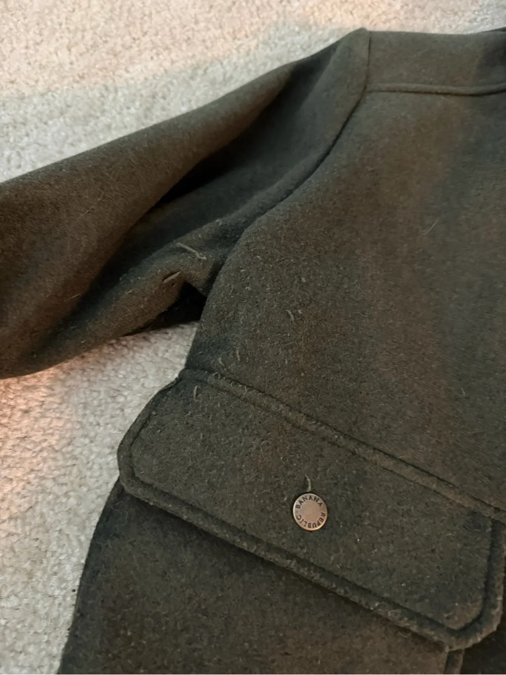 Banana republic green jacket